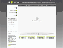 Tablet Screenshot of ekodent-x.pl